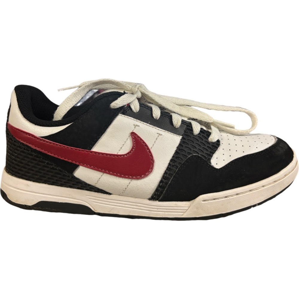 Nike Mogan 2 Jr 6.0 | White Black Varsity Red | Size Women’s 8.5 | 386652-104